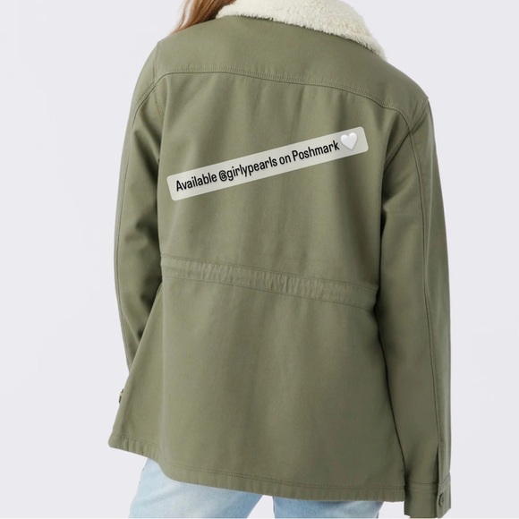 Hang Ten Ladies’ Green Utility Jacket NEW - Picture 10 of 13